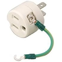 Amazon | 明工社 接地アダプター 極性付 ME2900 | 電設用部品・資材